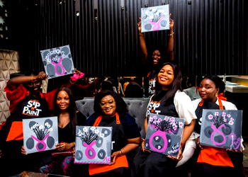 Brushstrokes of Transformation: Dr. Lilian Ebuoma’s ‘Sip & Paint’ champions women’s health