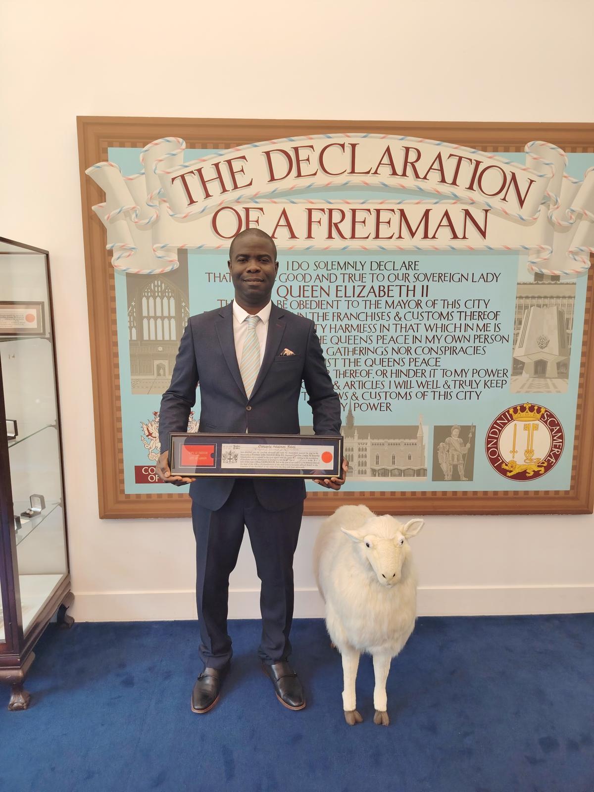 Nigerian engineer honoured in London
