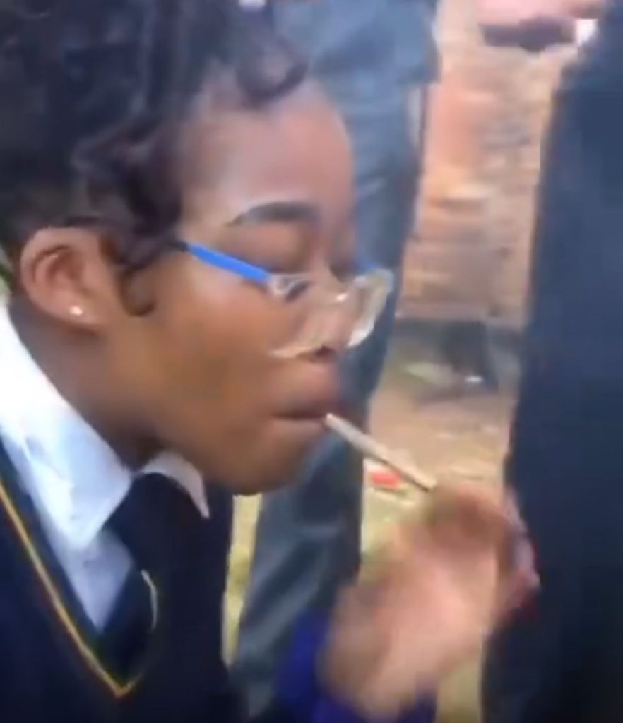 Viral video of school girl smoking cannabis from Zimbabwe, not Nigeria – Police clarify