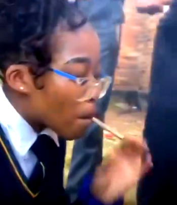 Viral video of school girl smoking cannabis from Zimbabwe, not Nigeria – Police clarify