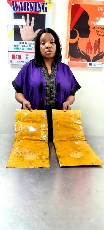 NDLEA arrests woman with cocaine en route to India for ‘Fibroid Surgery’, intercepts drugs concealed in dresses, hangers