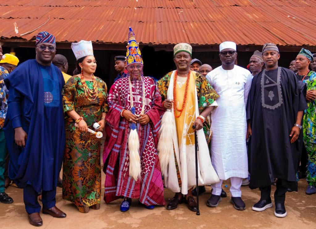 Deji of Akureland confer Asiwaju, titles on NDDC Executive Director, Abegunde, wife, Jumoke