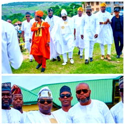 Ajadi honours final burial of Oke’s mother in Osun, received in grand style by Hon. Olagunju