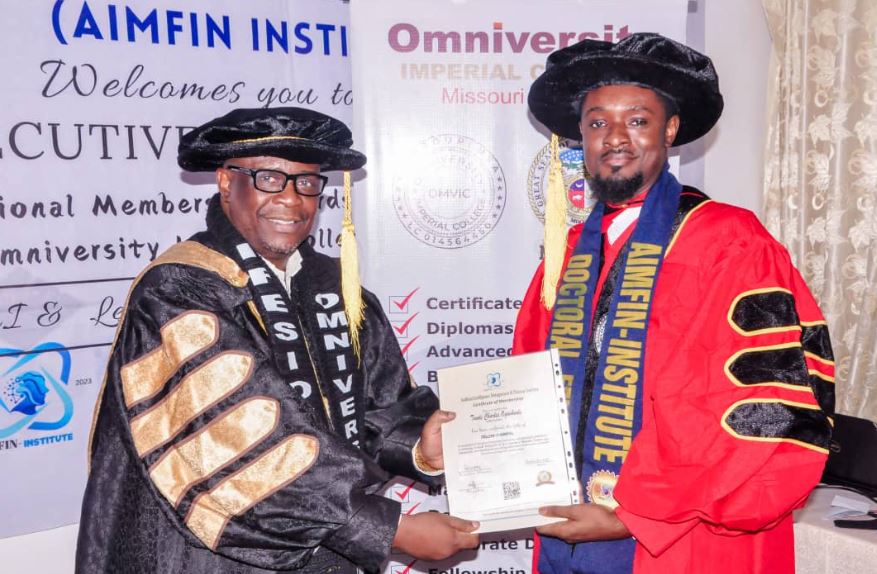 Dropp CEO, Ogunkunle, bags honorary doctorate