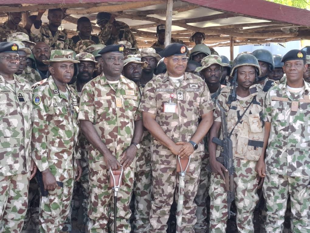 Naval Chief visits Baga, applauds troops for decimating Boko Haram/ISWAP fghters in Lake Chad