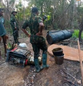 Army uncovers 27 illegal oil bunkering sites in Niger Delta