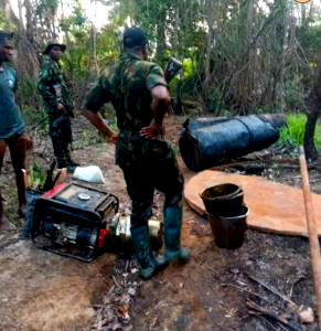 Army uncovers 27 illegal oil bunkering sites in Niger Delta