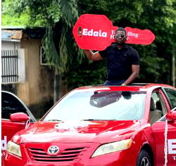 UNILAG student bags car gift after sealing N200m property deals for Edala