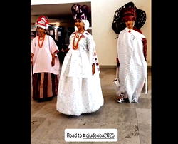 Video: Culture minister, Musawa turns heads at Ojude Oba in traditional attire
