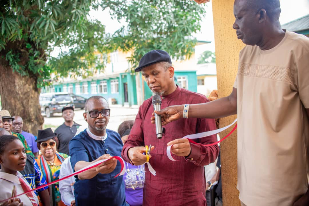 Senator Dafinone commissions ICT centres, technical equipment for schools in Delta Central