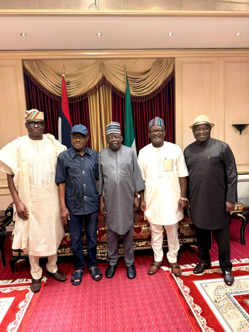2027: Tinubu, Wike, Fayose, Ikpeazu, Ortom meet in Aso Villa [Photos]