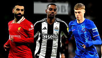 Salah, Palmer, Isak up for PFA Player of the Year award
