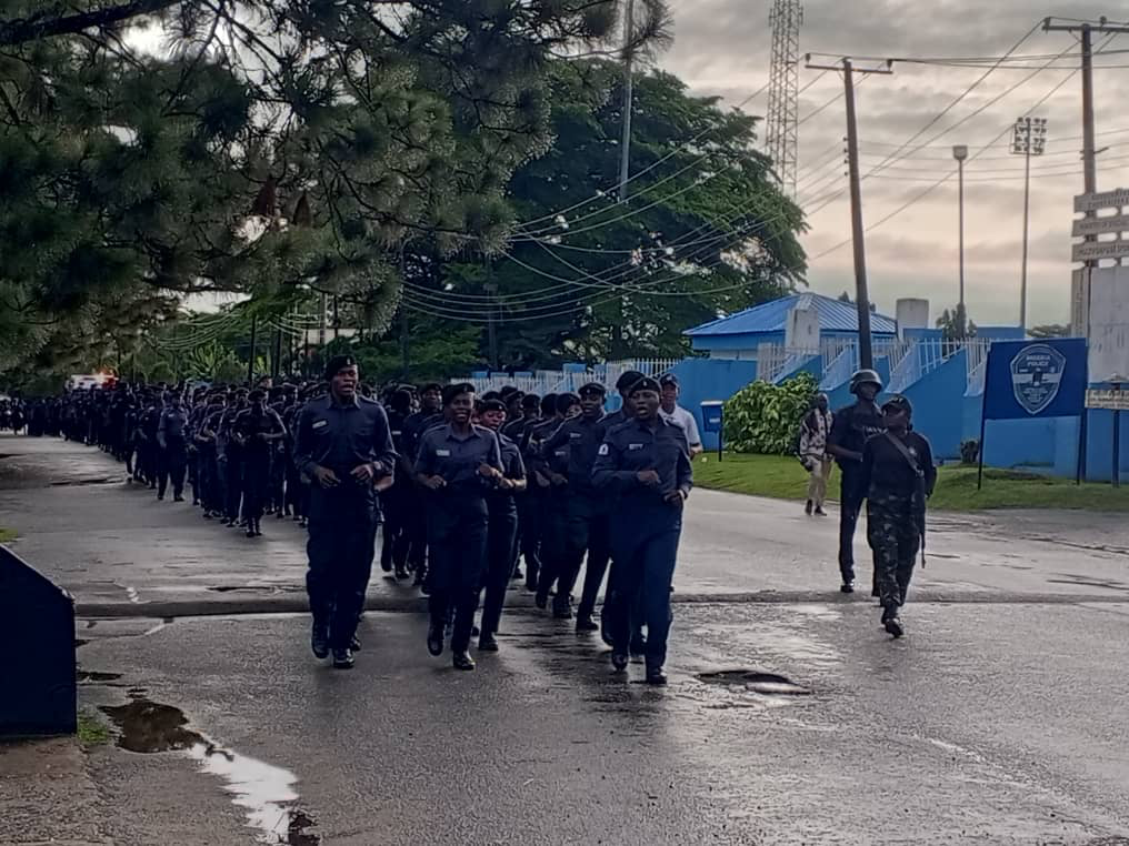 Nigerian Navy bolsters fitness, readiness with massive route march 