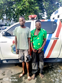 Ex-convict, accomplice nabbed for traffic robbery