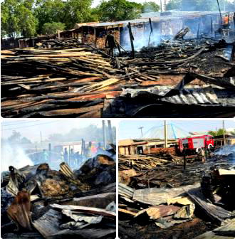 Fire destroys goods worth millions at Kara market in Kebbi