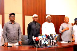 Crisis: Wike hosts Ortom, Ikpeazu, Uguanyi, other PDP stakeholders, says party won’t die