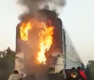 NRC debunks viral train fire video