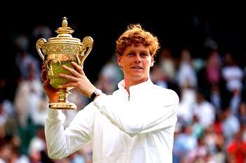 Sinner downs Alcaraz to win first Wimbledon