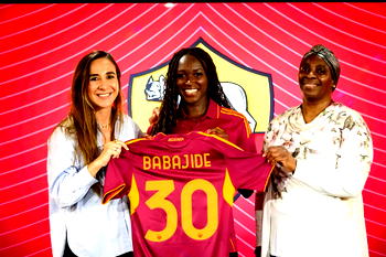 Super Falcons star Babajide Rinsola signs for AS Roma