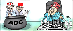 Cartoon: ‘I taught you how to cook, now’s Chess time’