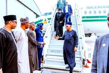 Shettima departs S/Africa to represent Tinubu at AU-EU summit in Angola