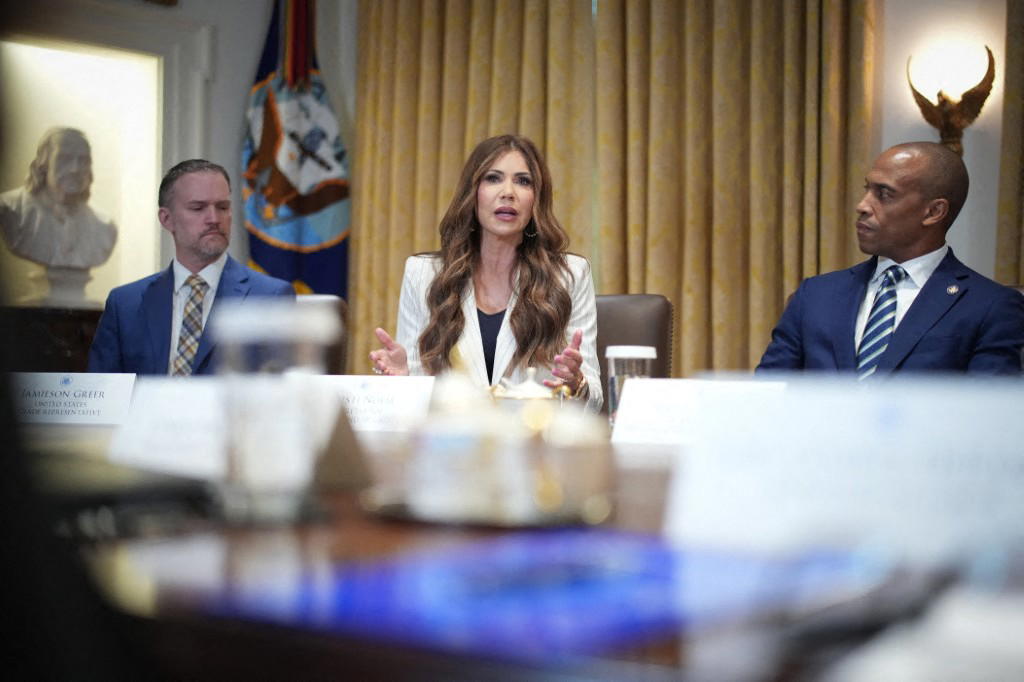 President Trump Meets With His Cabinet At The White House