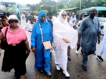 Video: Drama as security denies Senator Natasha entry into National Assembly