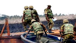 Rivers: Navy destroys illegal crude oil storage site