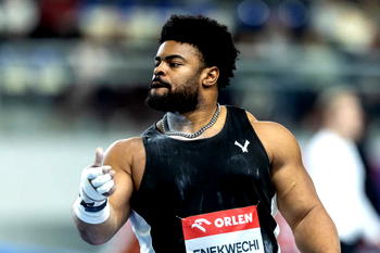 Nigeria’s Chukwuebuka Enekwechi makes history as first African to hit 22m mark in shot put