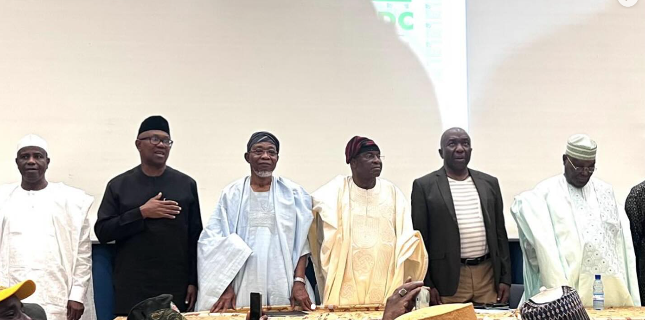 Peter Obi and other coalition members