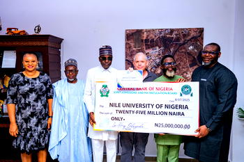 Nile University Ranks Among Top Three at JAMB’s 5th National Tertiary Admissions Performance Merit Awards image