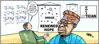Cartoon: ‘Just pick APC, sorry, the right glasses’