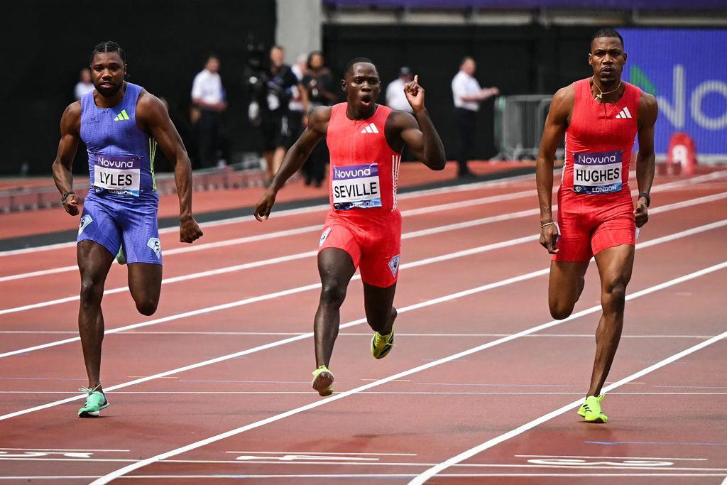 Seville outshines Olympic champion Lyles in Diamond League 100m