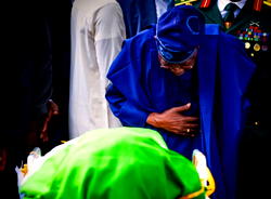 Buhari: ’The People’s general, the Farmer President – your duty is done’ – Tinubu’s full speech