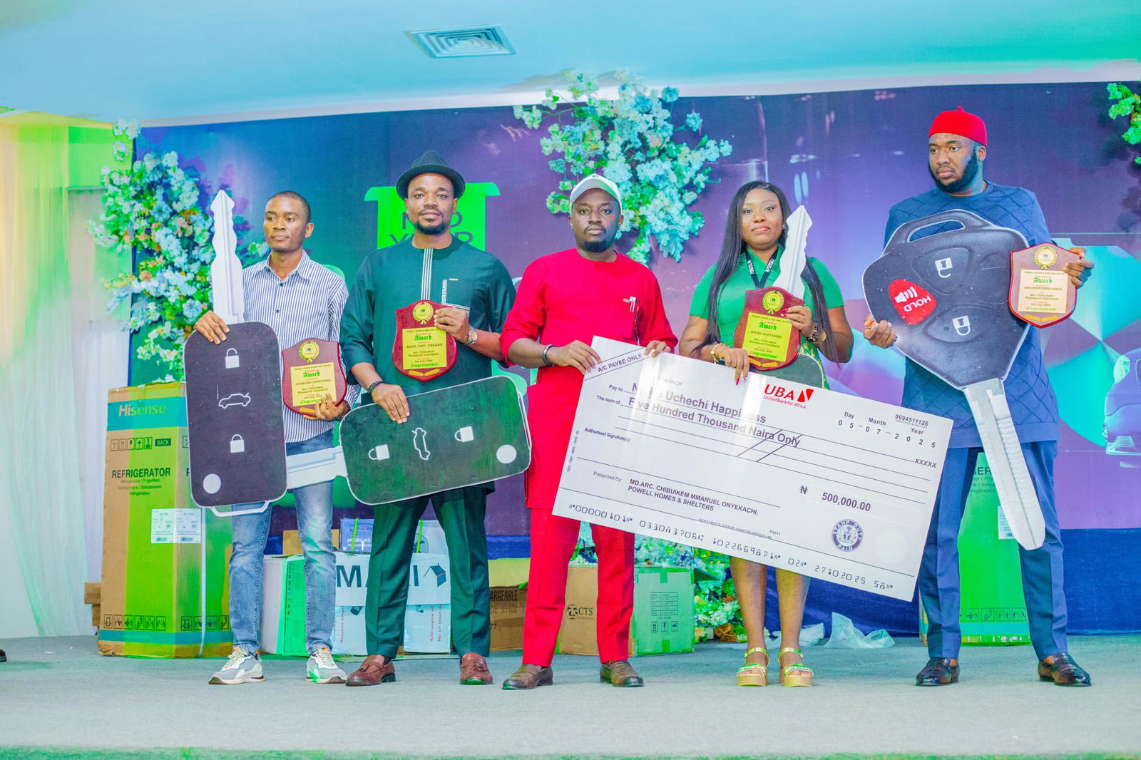 Dentistry student wins car at estate firm’s Mid-Year Realtors’ Feast