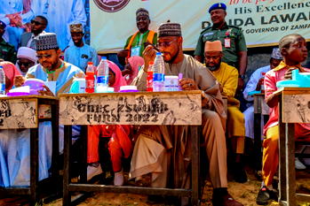 Gov Lawal launches feeding programme for pupils to tackle out-of-school crisis