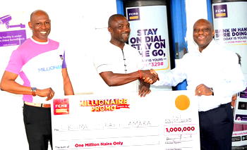 FCMB rewards 3,016 customers in millionaire promo