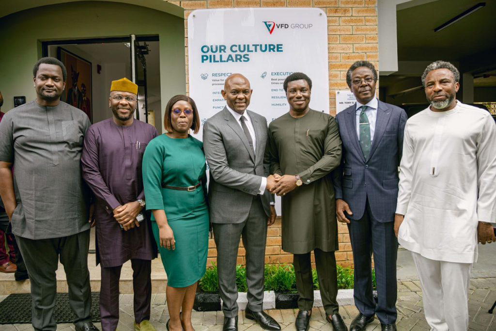VFD Group unveils culture framework, RIDEE, with Tony Elumelu