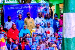 Ajadi Rescue Movement marks leader’s birthday with joyful outreach to Bauchi orphans