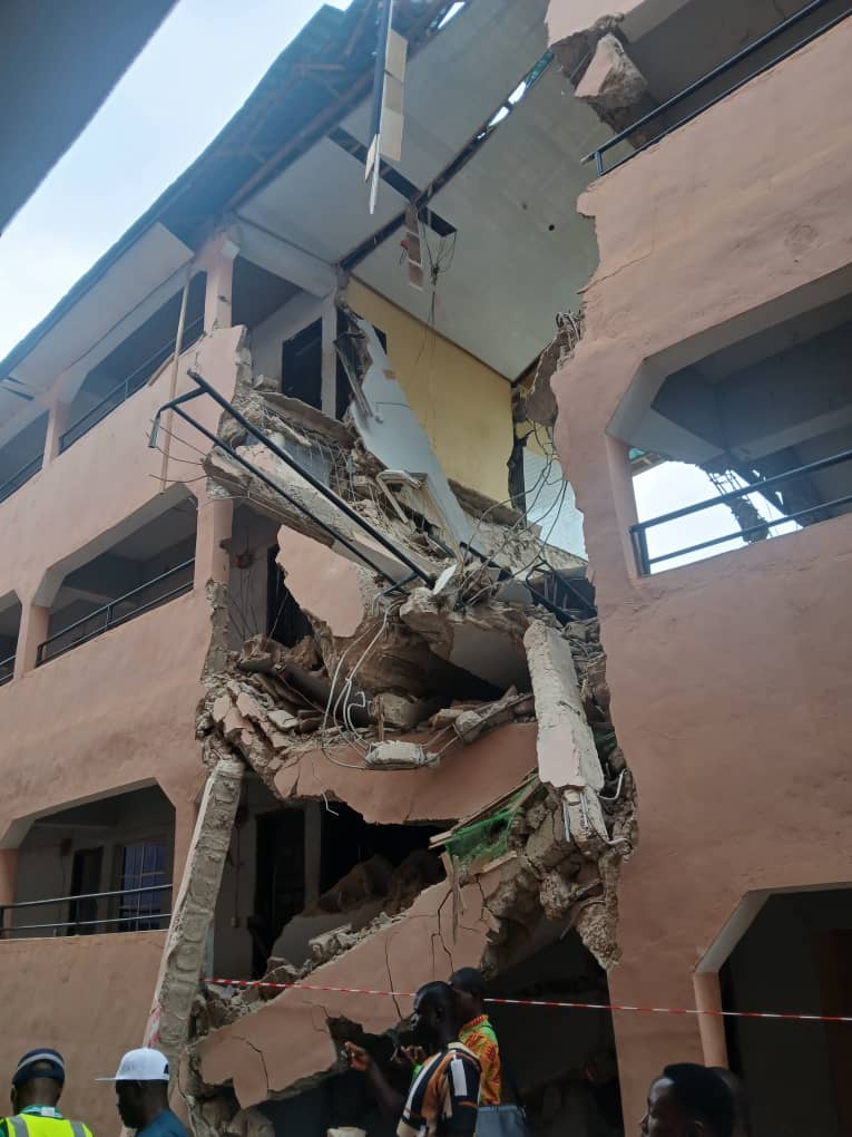 Three-storey student hostel collapses in Ebonyi