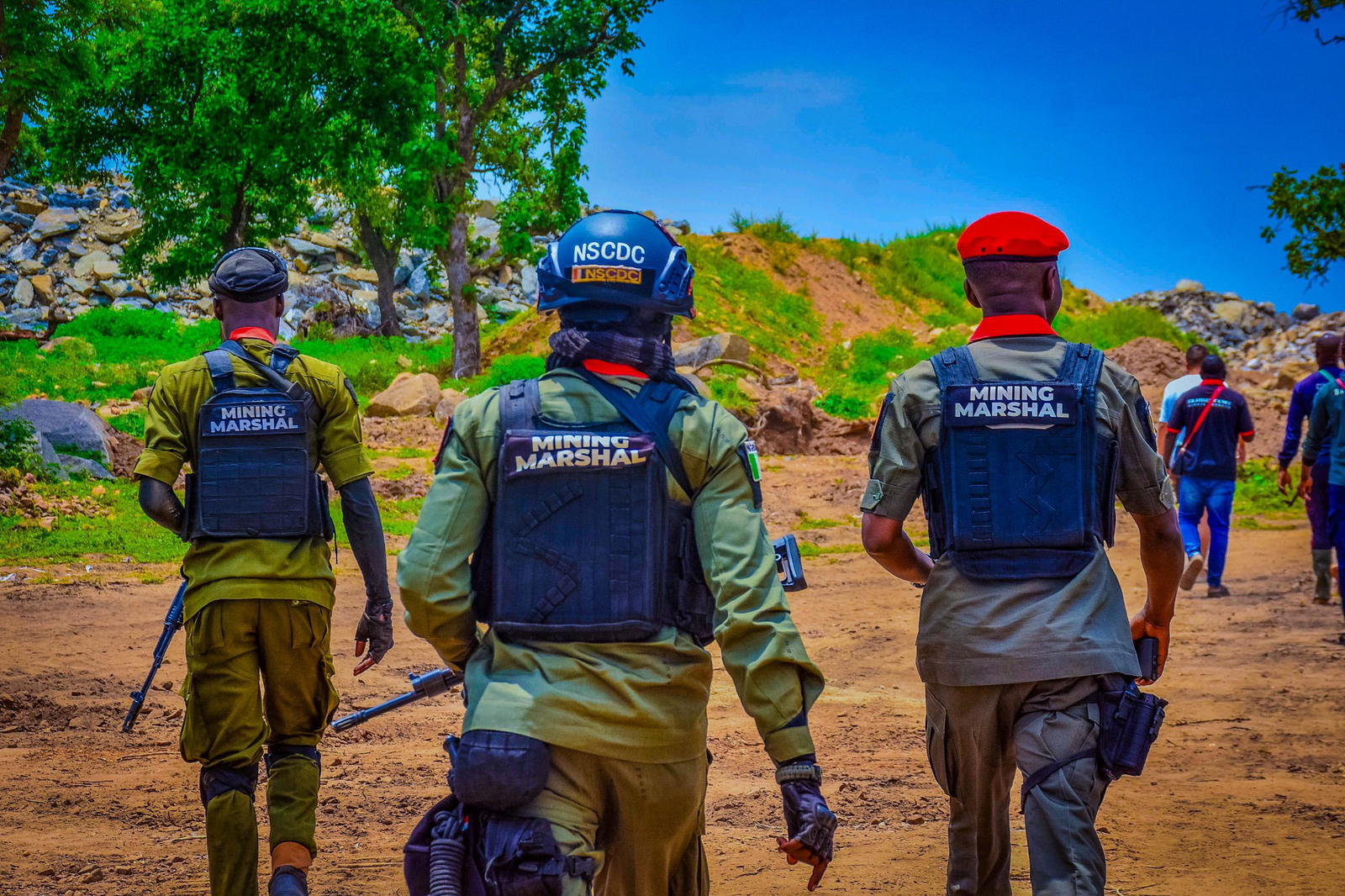 NSCDC Mining Marshals seal illegal lithium mine in Kebbi