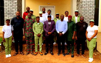 NYSC members honour Council Chairman, commend Mbah for security, good governance
