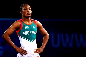 Nigerian wrestler Esther Kolawole clinches gold at Spanish Wrestling Grand Prix