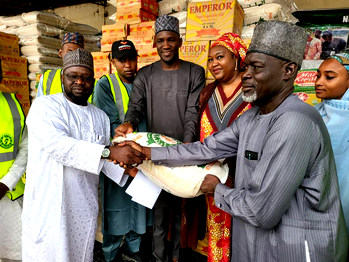 NEDC donates assorted bags of rice, building materials, other relief items to flood victims, others in Southern Borno