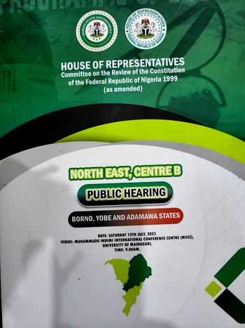 Constitution Review: Amana state agitators storms Maiduguri for Reps Public Hearing