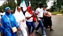 Resumption bid: Drama at Senate as Natasha, security agents clash