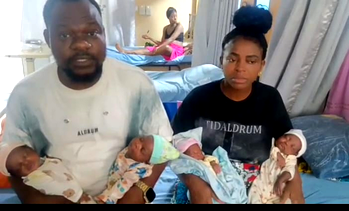 Benin based auto mechanic calls for help after wife delivers quadruplet