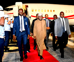 Photos: Tinubu arrives Brazil for BRICS summit