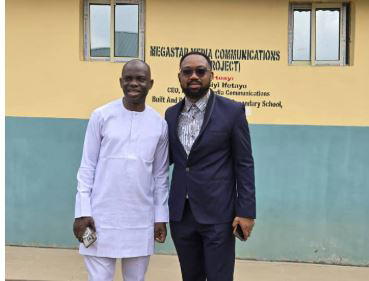 Megastar Media donates solar-powered toilet facility to Abuja school