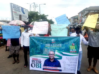 Step aside for Obi in 2027, Obidents beg Atiku in Abia rally
